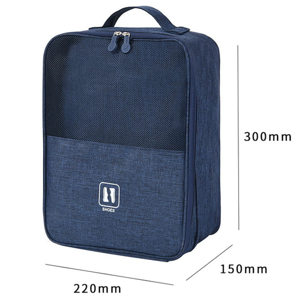Portable Water Resistant Travel Shoe Bag Storage Organizer Pouch Zip Men Women